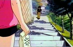 Le dernier secteur de l'escalier est vraiment petit et étroit