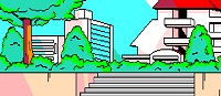 L'aire de jeux et Green Castle dans le jeu vidéo