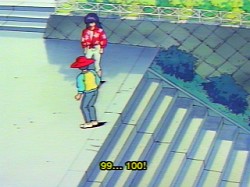 Kyosuke compte 100 marches dès le début de la série