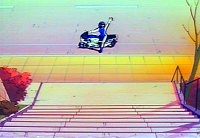 Le bas de l'escalier dans l'épisode 45